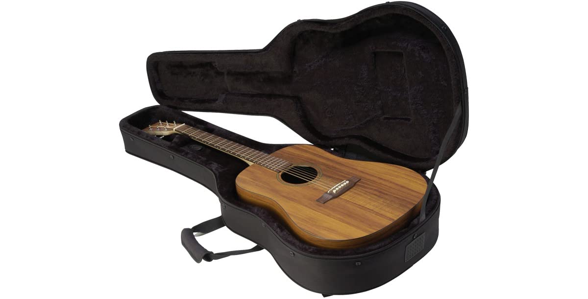 Skb Acoustic Soft Case With Eps Foam Interior/Nylon Exterior, Back Straps,Black