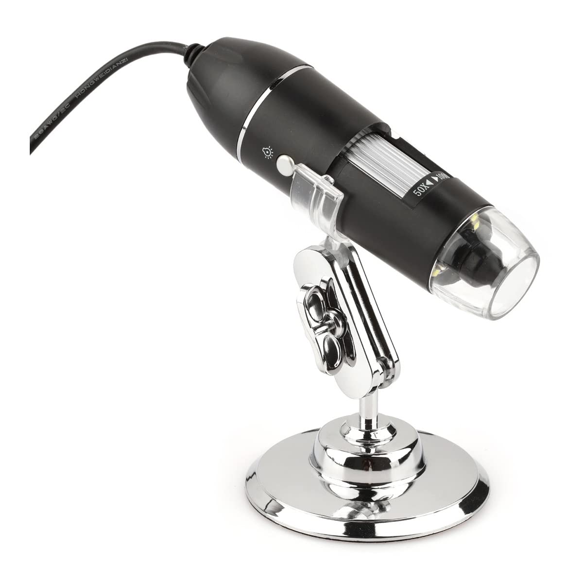 JOEBO Microscope Kit Adjustable 1600X LED Digital Microscope Camera USB Magnifier Microscope Lens Adapters(USB 1600X)