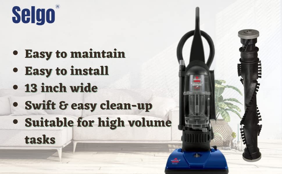 Brush Roll Replacement For Bissell Powerforce 6582 1398 Series & More Part # 2031289   Bissell Power Force Brush Roller, 13 Inch