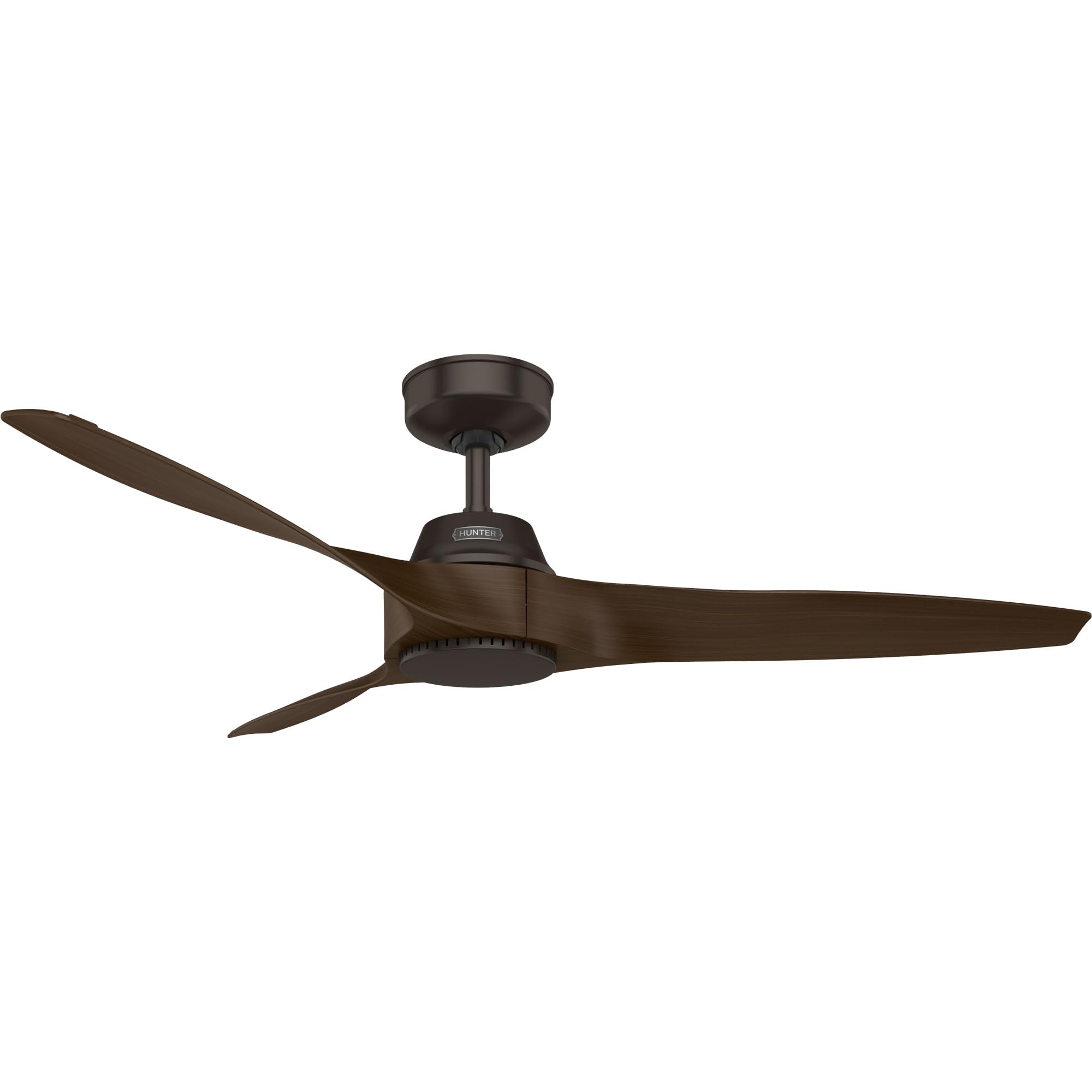 Hunter 52 inch Outdoor or Indoor Ceiling Fan No Light - Bronze Ceiling Fan without Light, For Patio, Porch, Garage, or Living Ro