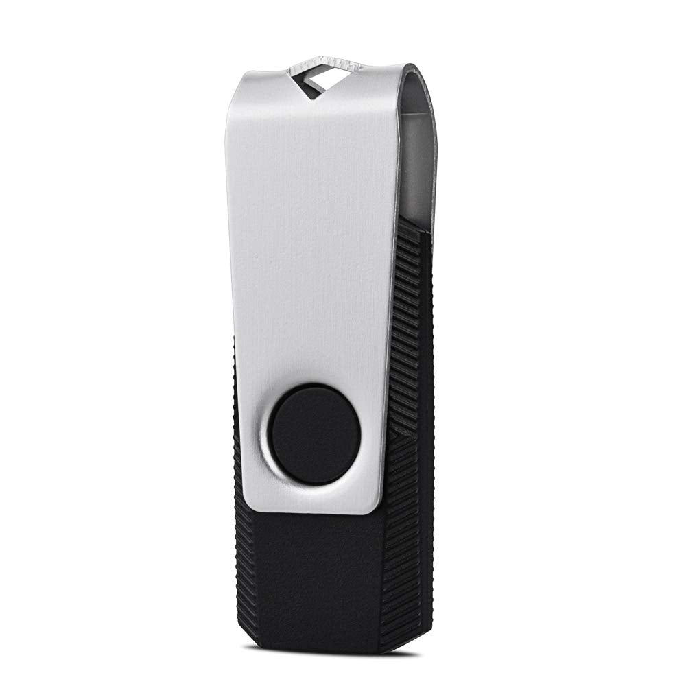 64 Gb Flash Drive, Aiibe Usb Flash Drive Thumb Drive 64Gb Memory Stick Zip Drive Swivel Design Pen Drive Fold Storage Jump Drive 64 G Usb 2.0 Black