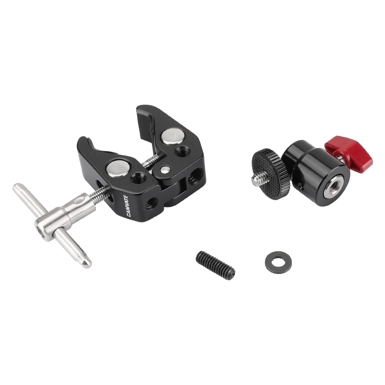 Camvate Super Clamp Articulated Mini Ball Head With 1/4'' 20 Thread Hole   1414