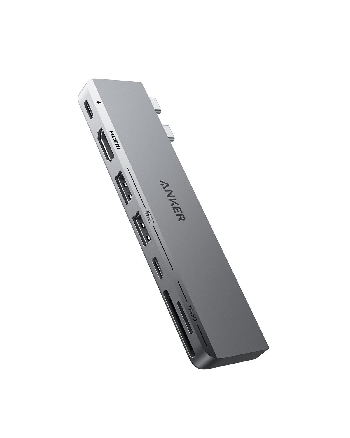 Anker Usb C Hub For Macbook, Anker 547 Usb C Hub (7 In 2), Compatible With Thunderbolt 4 Usb C Port, 4K Hdmi, Usb C And 2 Usb A 