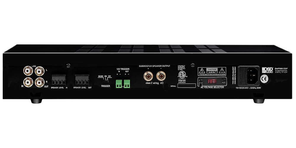 OSD Audio 800W Mono Channel Class D Subwoofer Amplifier � Onboard DSP, 4 8 Ohm � SMP500