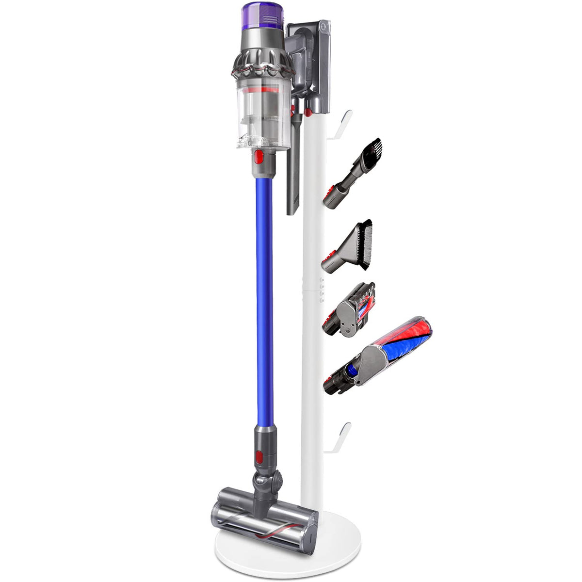 Xigoo Freestanding Vacuum Stand Holder Compatible With V15 Detect, V11 V10 V8 V7 V6 Cordless Vacuum Cleaners, Floor Docking Stat