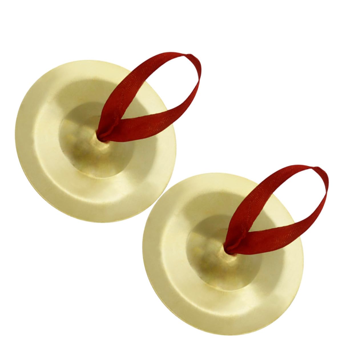 LRXIYODE 1pair Mini Drum Cymbals Sturdy Finger Zills Musical Percussion Instruments Cymbal Bell Dancer Party Accessory