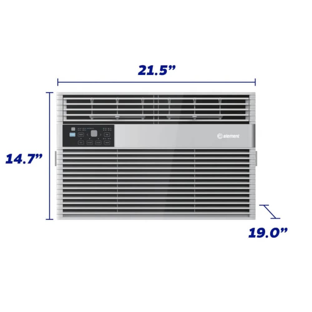 Element 10,000 Btu Window Air Conditio, Cools 450 Sq.Ft. (18' X 25' Room Size), Electronic Control With Remote, 3 Way Cooling &