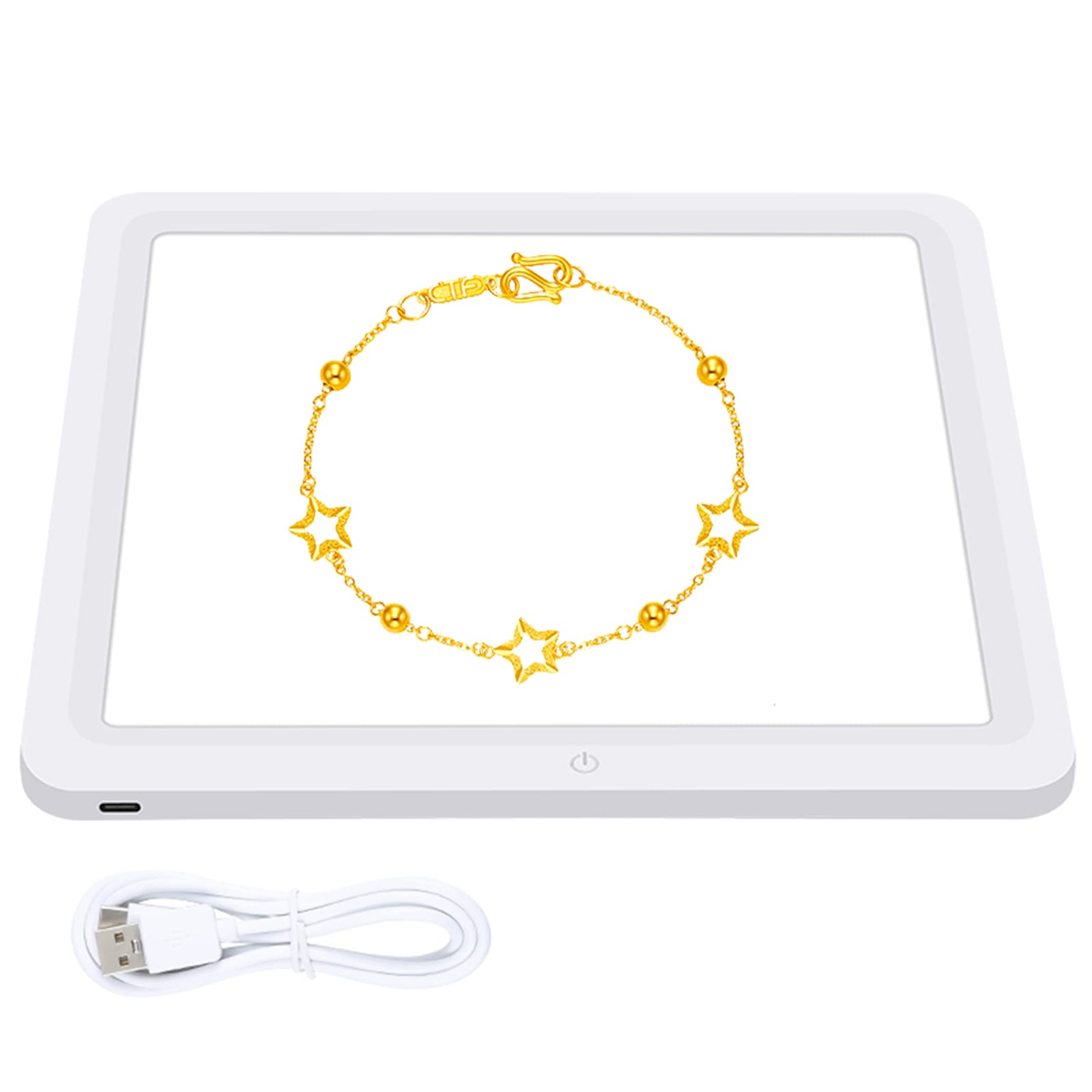 Puluz 29Cm Photography Shadowless Light Panel Ultra Bright Led Fill Light Background Panel Touch Bottom Light Photo Box Light Wi