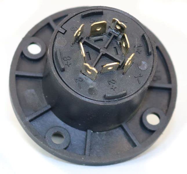 8 Pin Female Bayonet Style Quick Release Type Connector Used On Chuchera Boxes