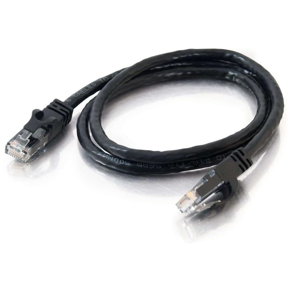 Monk Cables | Heavy Duty Cat6 Ethernet Cable | Utp, 10Gbps | 100% Pure Copper Conductors | High Performance & Stable Bandwidth (Black, 3Ft)