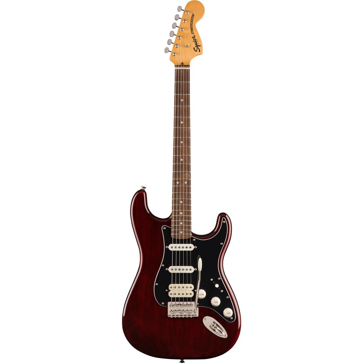 Squier Classic Vibe 70s Stratocaster Electric Guitar, with 2-Year Warranty, Walnut, Laurel Fingerboard