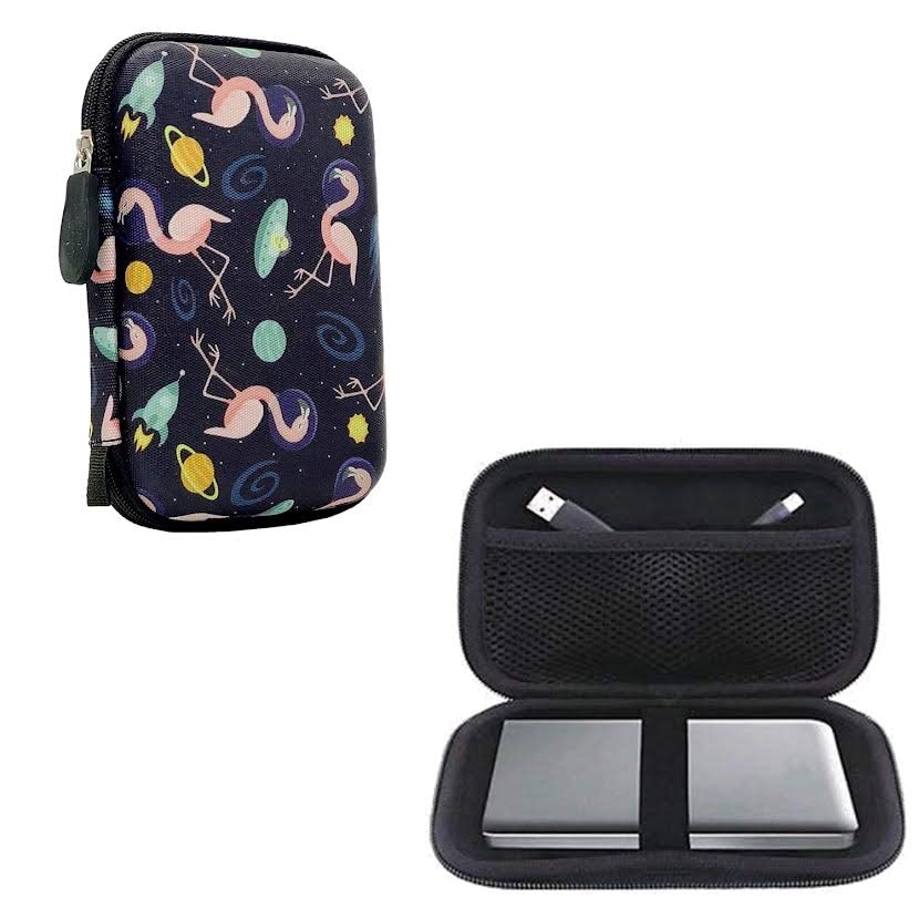Gadgetbite Hard Disk Case External Printed Hard Drive Disk Enclosure Portable Carrying Eva Case Cover Pouch Casing For 2.5Inch