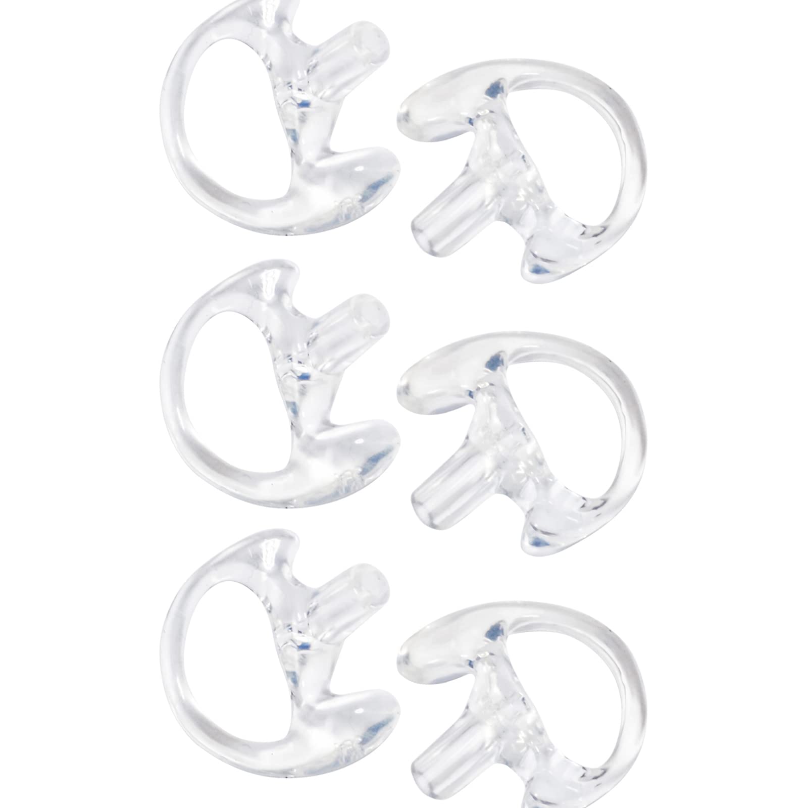 Twayrdio Large Size Earmold Earbud Ear Mold For Surveillance Earpiece Walkie Talkie Two Way Radio Headset Acoustic Coil Tube Aud