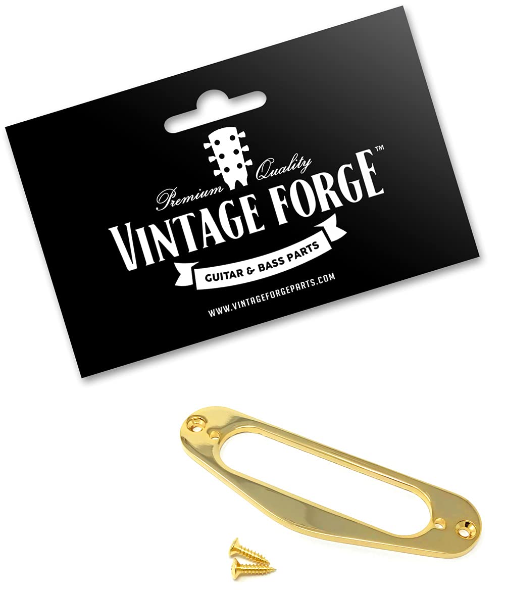 Vintage Forge Gold Metal Single Coil Pickup Mounting Ring For Fender Stratocaster Strat Guitar Prs10 Gld