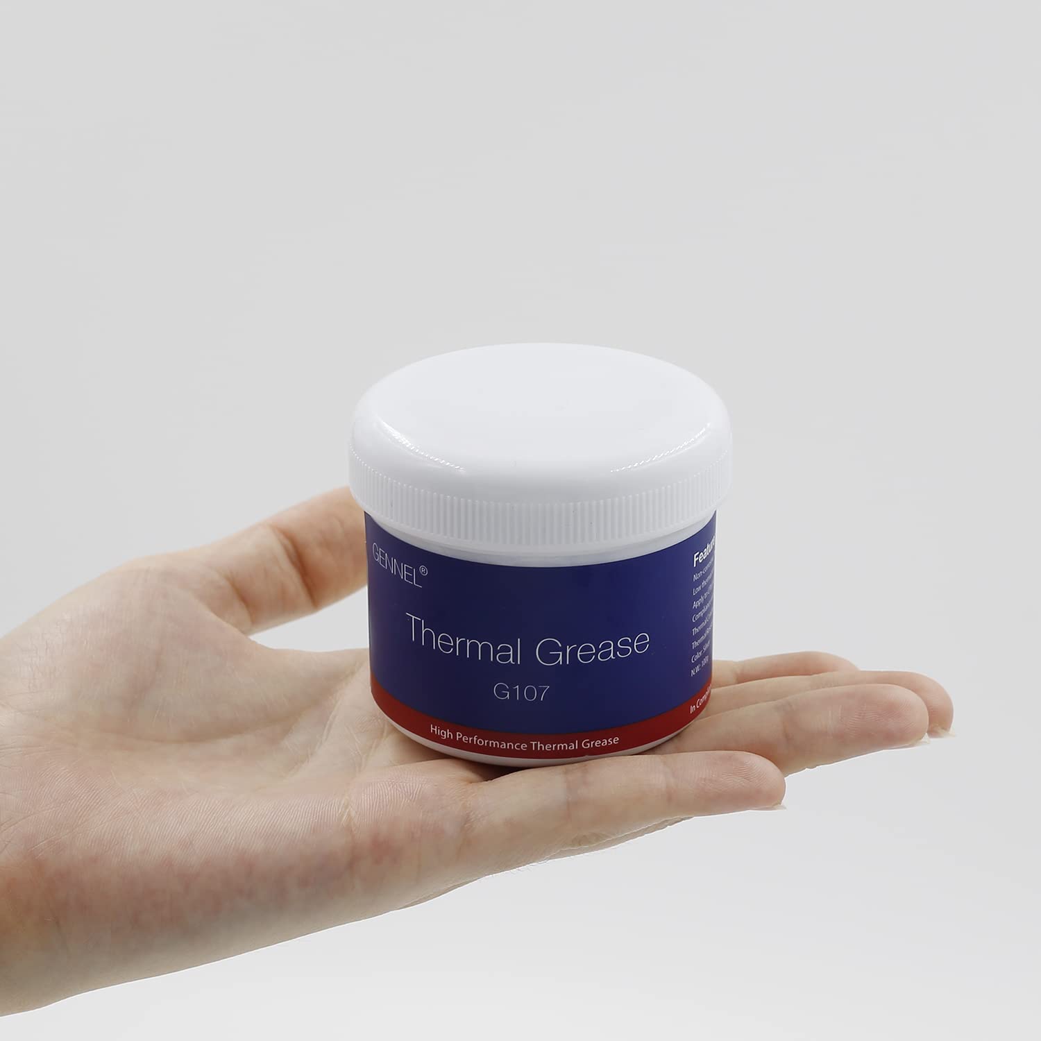 Gennel G107 100Grams Silver High Performance Thermal Paste, Thermal Conductive Compound Grease, Heatsink Paste For Cpu Gpu Led I