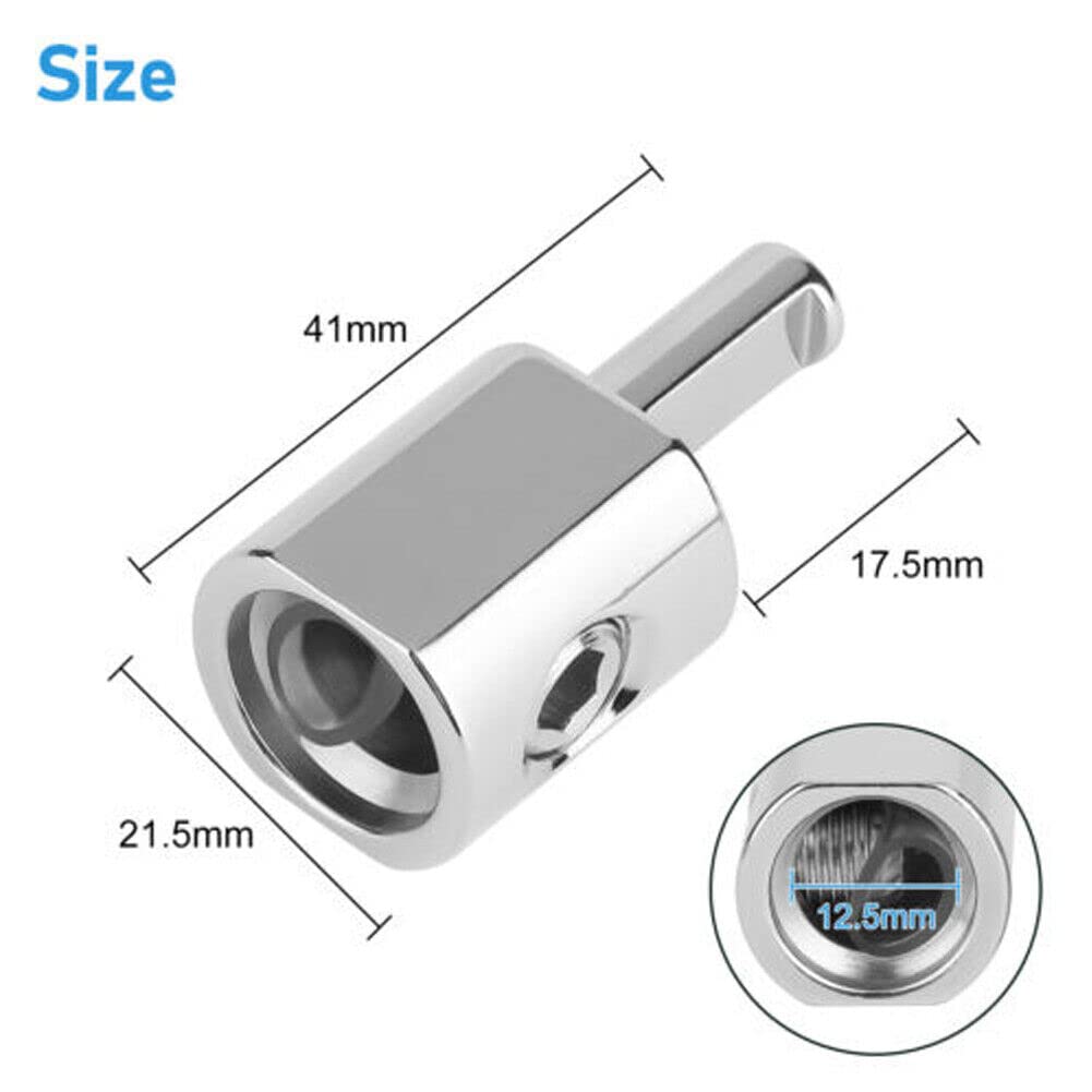 4Pcs 1/0 Gauge To 4 Gauge Pin Awg Power Wire Reducer Car Audio Amp Terminal