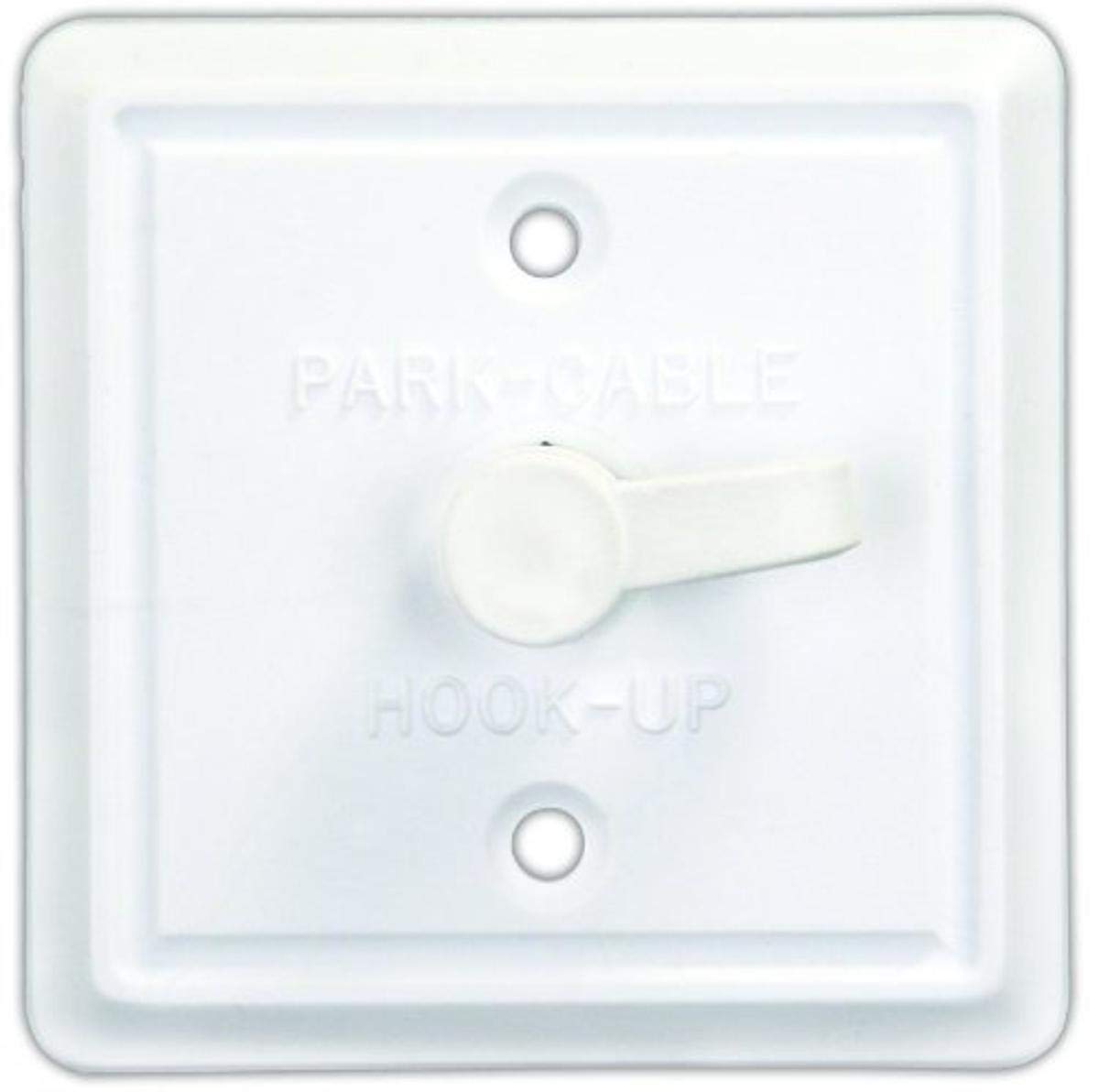 Jr Products 47795 Square Cable Tv Plate