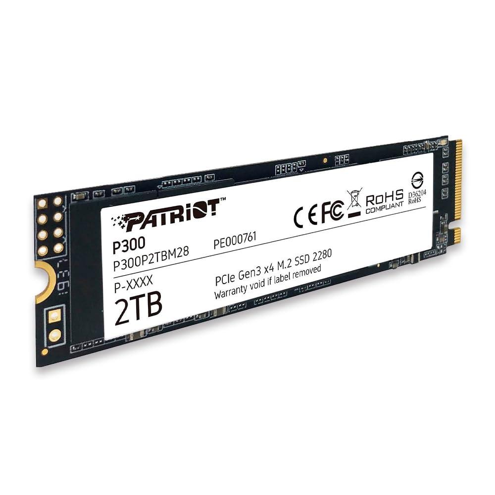 Patriot P300 M.2 Pcie Gen 3 X4 2Tb Low-Power Consumption Ssd