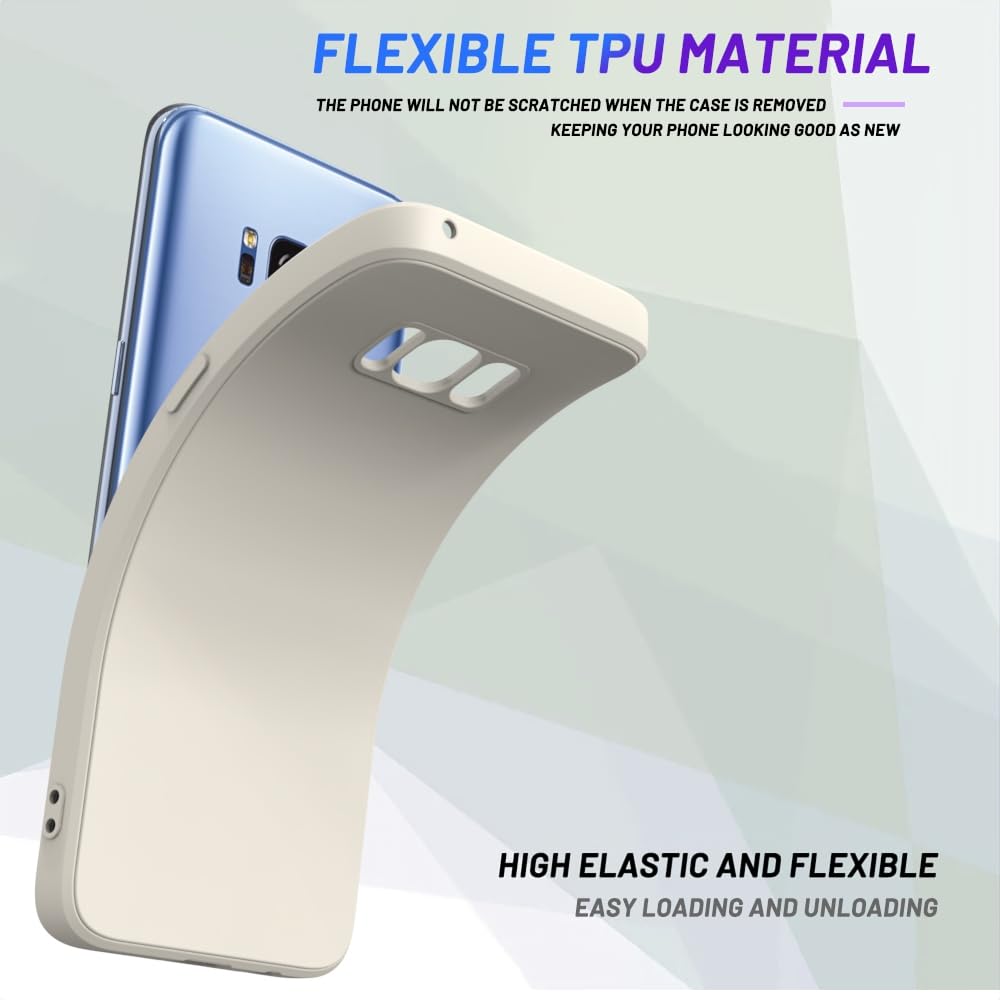 Wogroo For Samsung Galaxy S8 Plus Case White, Scratch Resistant With Soft Touch, Slim Thin Phone Cover For Samsung Galaxy S8 Plu