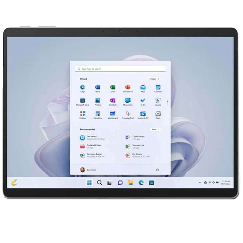 Microsoft Qlp-00001 Surface Pro 9 13 Touch Tablet, Intel I7, 32Gb/1Tb, Platinum Bundle Surface Pro Signature Mechanical Keyboard