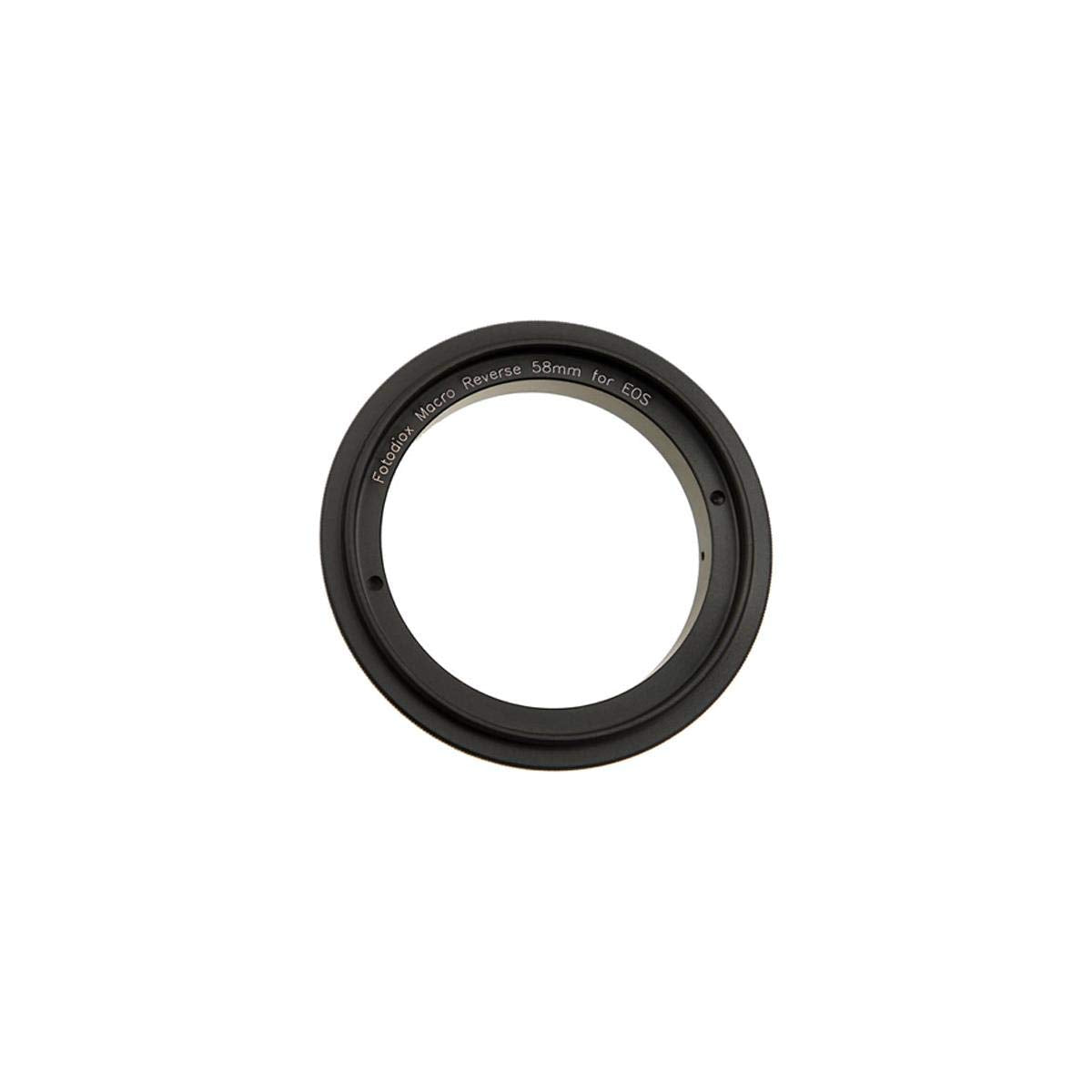 Fotodiox 58mm Macro Reverse Adapter for Mounting Lenses with 58mm Filter Threads on Canon EOS EF/EF-s Cameras