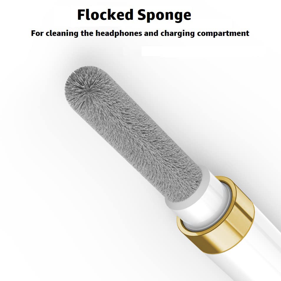 Goalsen Ecp4In1 For Airpod Cleaner Kit Equipped With A Flocked Sponge A Metal Pen Tip 2 High Density Brush Easy Clean Hard To To