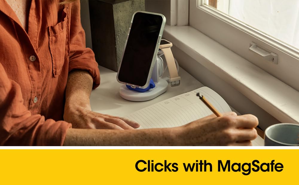 Otterbox Iphone 15, Iphone 14, And Iphone 13 (Only) Symmetry Series+ Case   Clear, Snaps To Magsafe, Ultra Sleek, Raised Edges P