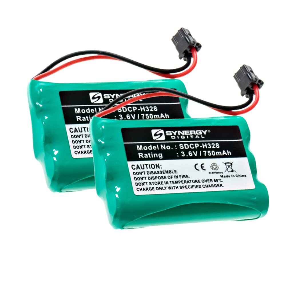 Synergy Digital Cordless Phone Batteries, Compatible With Rayovac Raym182 Cordless Phone, (Ni Mh, 3.6V, 750 Mah), Replacement Fo
