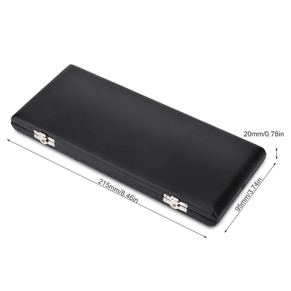 Oboe Case 20,Oboe Reeds,Oboe Case Storage,Wooden + Pu Leather Cover Case Holder Storage Box For 10/12/20Pcs Reeds Cover(Only A C