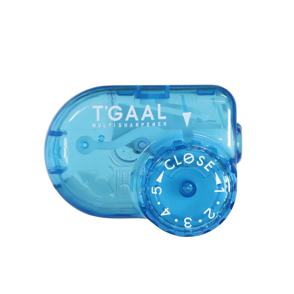 Kutsuwa Stad Tgaal Angle Adjustable Pencil Sharpener, Translucent Blue, 1 Ea (Rs036Bl)