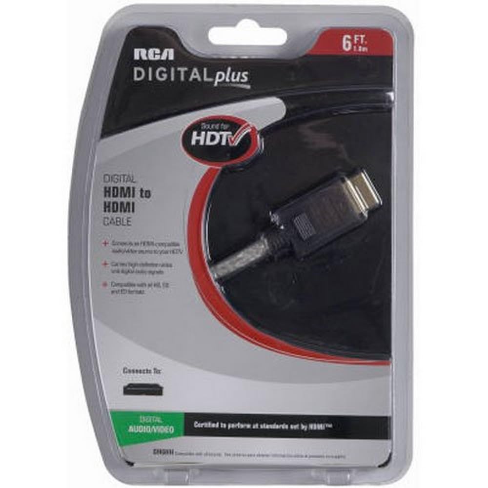 Rca 6 Ft Optical Cable with Halo Con