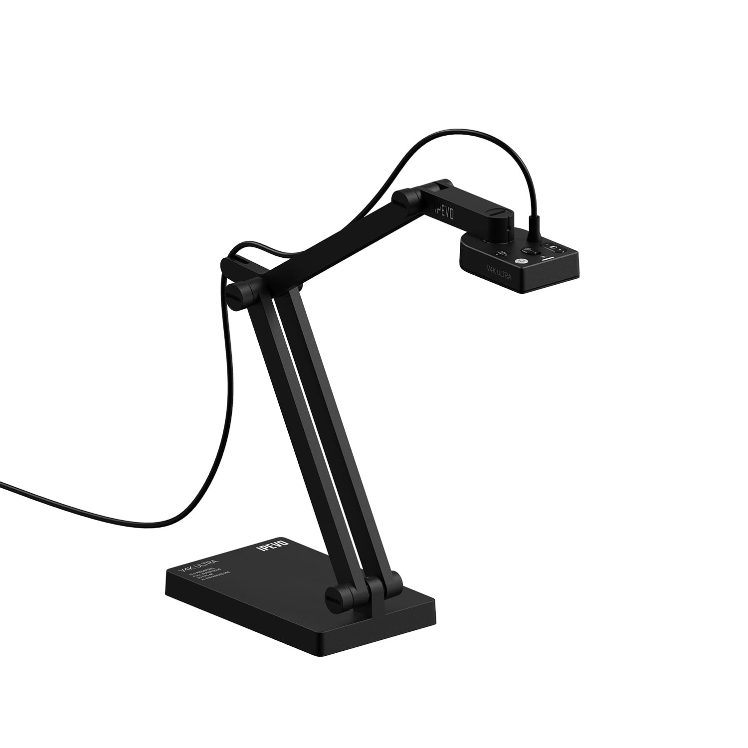 IPEVO V4K13MP Ultra USB Document Camera, 4K Ultra HD Resolution, AutoFocus, HighDefinition Imaging, Plug and Play. OnTheGo,