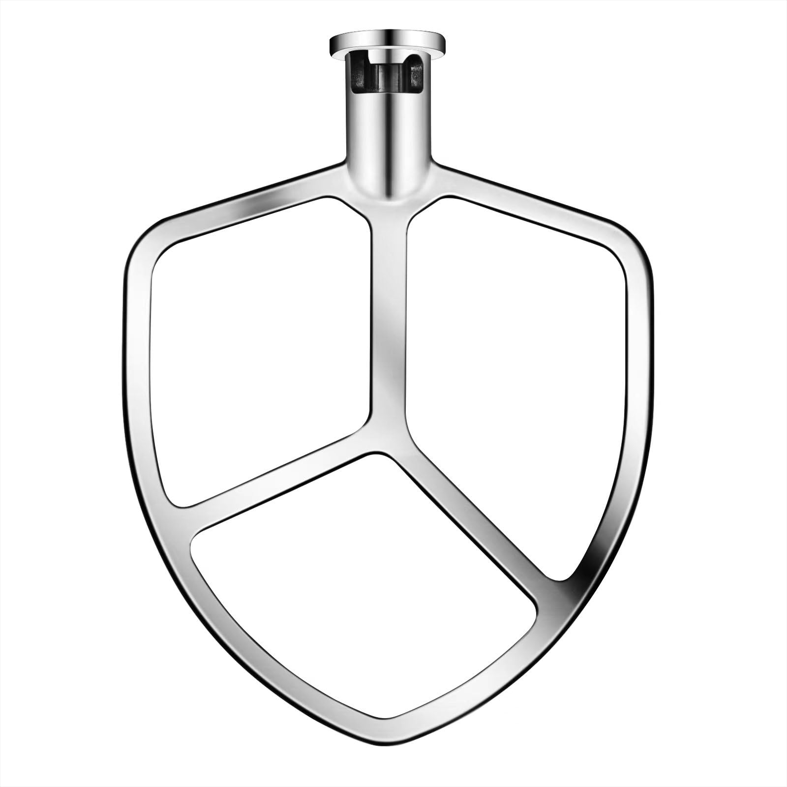 Flat Beater For Kitchenaid 5 6 Quart Bowl Lift Stand Mixer, Stainless Steel Paddle Attachments Fits For Kitchenaid Professional