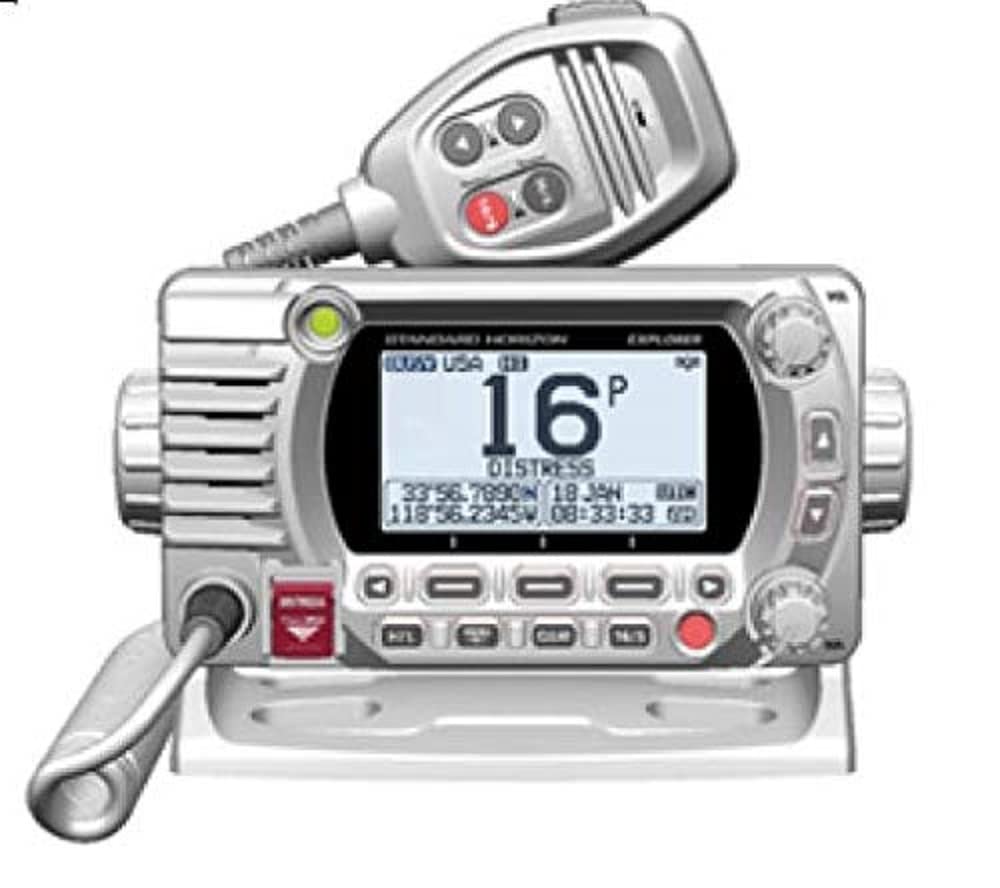Standard Horizon Gx1800G White  Fixed Mount Vhf With Gps