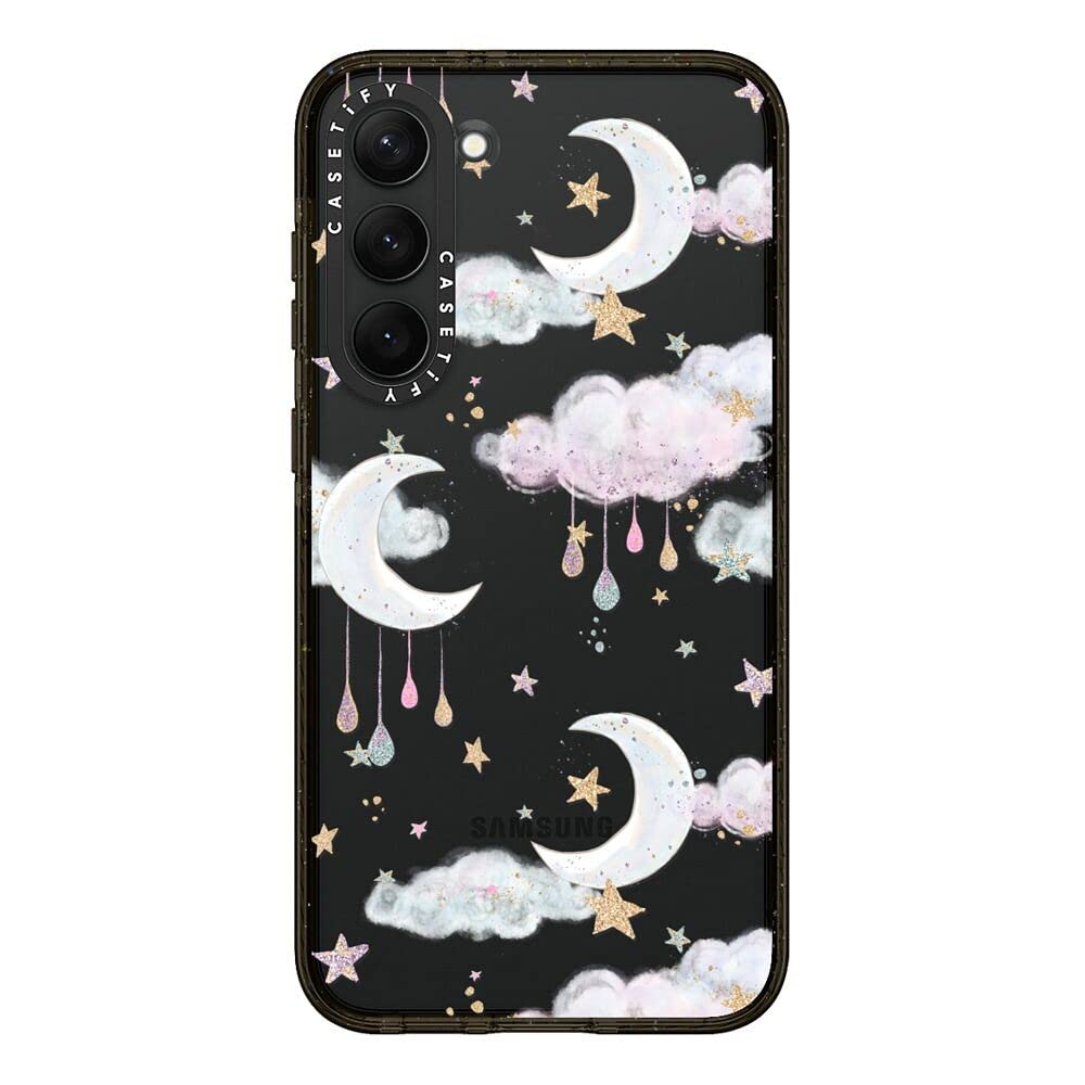 Casetify Impact Samsung Galaxy S23+ Case [4X Military Grade Drop Tested / 8.2Ft Drop Protection]   Candy Cotton Clouds   Clear B