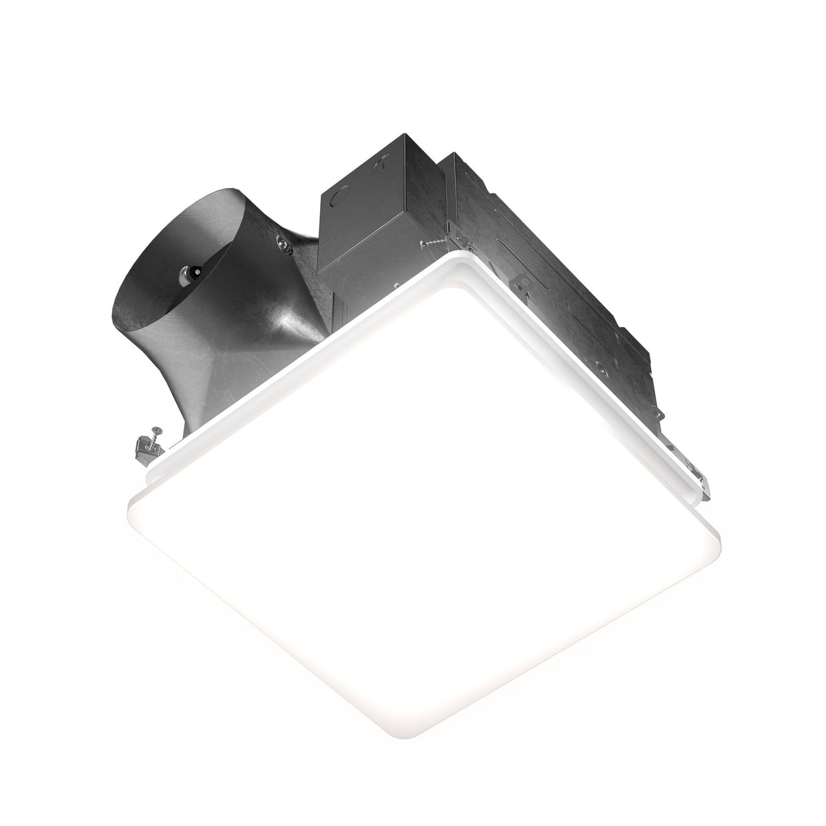 Broan Nutone Evolve Premium Bathroom Exhaust Fan W/Light And Continuous Run, 110 130 150 Selectable Cfm