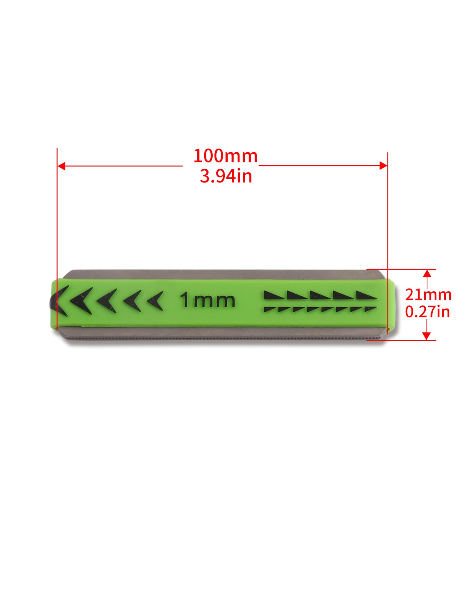 Metallor Guitar Fret Crowning Files Dual Sized Compact Fret Dressing File For Ukulele Or Mandolin Frets With Coarse And Fine Cut
