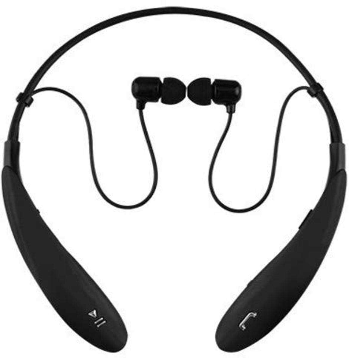 Supersonic - Bluetooth Wireless Headphones with Mic, Bluetooth Earphones - Black (IQ-127BT)