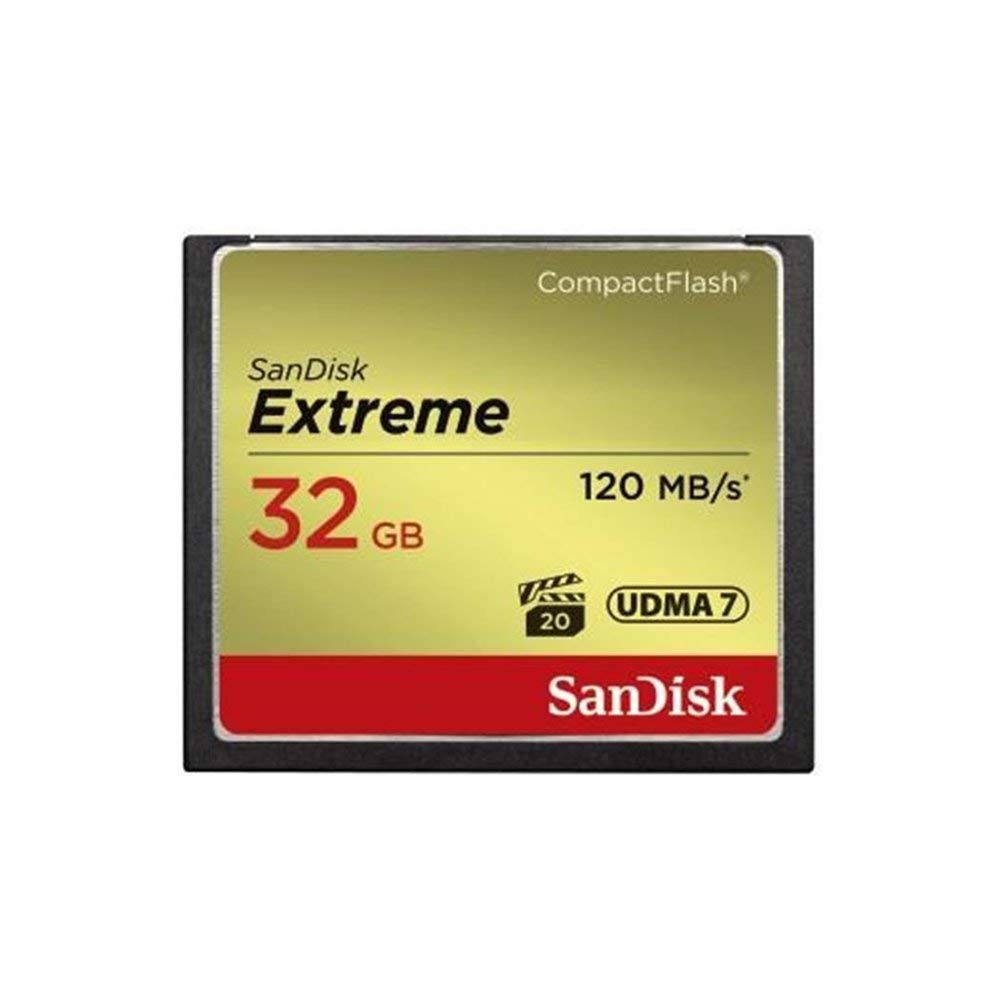 Sandisk Extreme 32Gb Compact Flash Memory Card Udma 7 Speed Up To 120Mbs Sdcfxs 032G A46