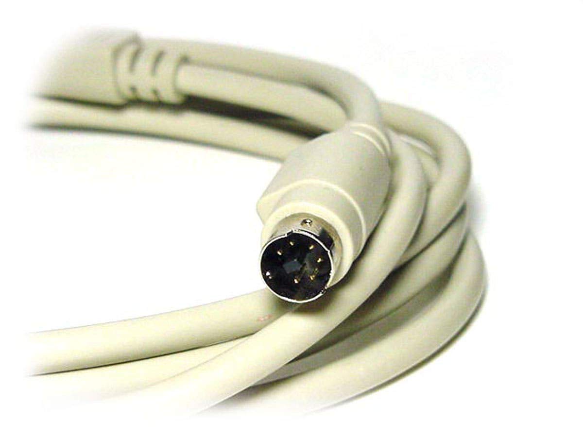 Monoprice Ps/2 Cable   25 Feet   Mdin 6 Male To Male