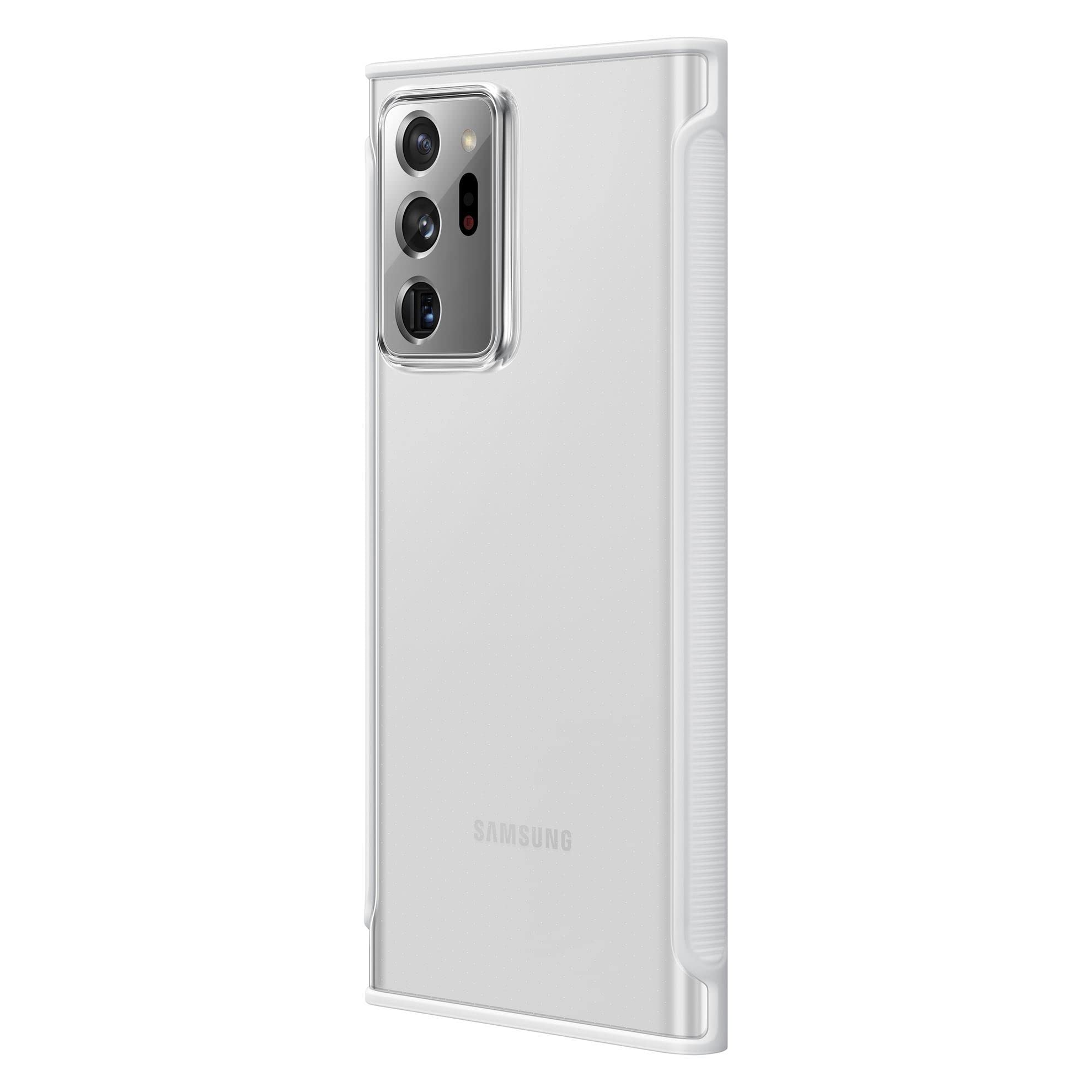 Samsung Official Galaxy Note 20 Series Clear Protective Cover (White, Note 20 Ultra)