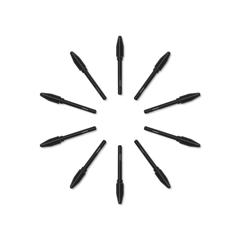 Huion 10 Pack Replacement Nibs Pn04 For Drawing Tablet Pw100 Stylus, Suitable For H610 Prov2/H640P/H950P/H1060P/Hs610/H1161/H320