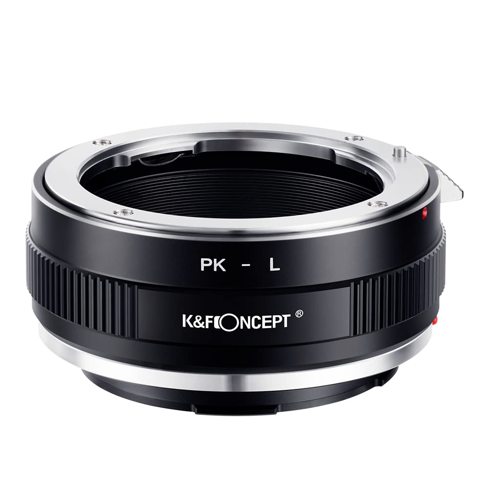 K&F Concept Lens Mount Adapter Pk L Manual Focus Compatible With Pentax K(Pk) Lens To L Mount Camera Body