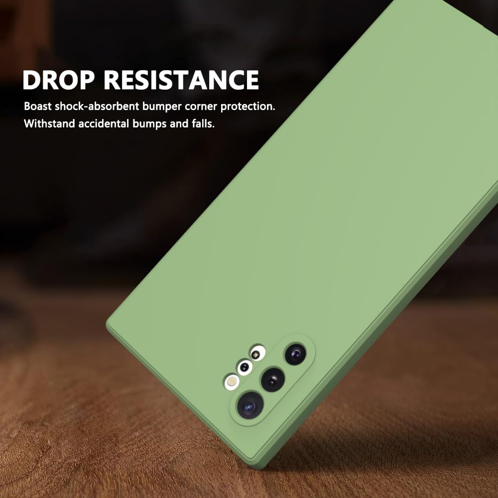 Wogroo For Samsung Galaxy Note 10 Plus Case Green, Scratch Resistant With Soft Touch, Slim Thin Phone Cover For Samsung Galaxy N