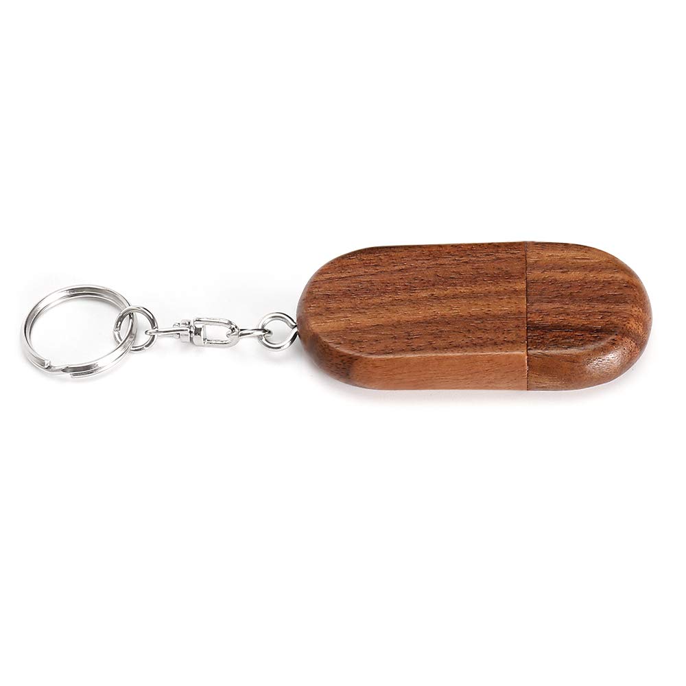 Novelty Wood Usb 3.0 Flash Drive 32Gb Data Storage Memory Stick Usb Stick Pendrive With Wooden Box (Brown)