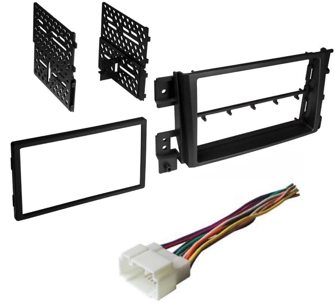 Asc Car Stereo Install Dash Kit And Wire Harness To Install A Double Din Aftermarket Radio For 2006 2007 2008 2009 2010 2011 2012 2013 Suzuki Grand Vitara