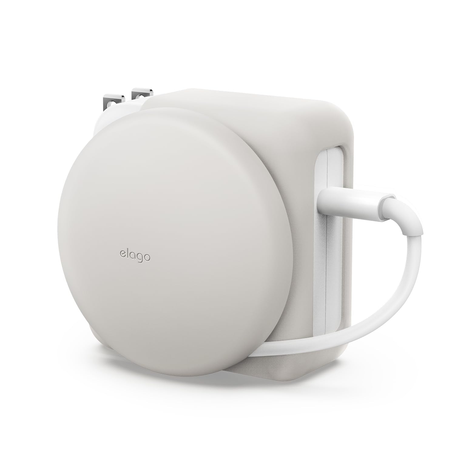 Elago Charger Cable Management Case, Cord Reel Organizor Compatible With Macbook Air 2024 2023 2022 15'' 13'' M3 M2 [A3113] [A26