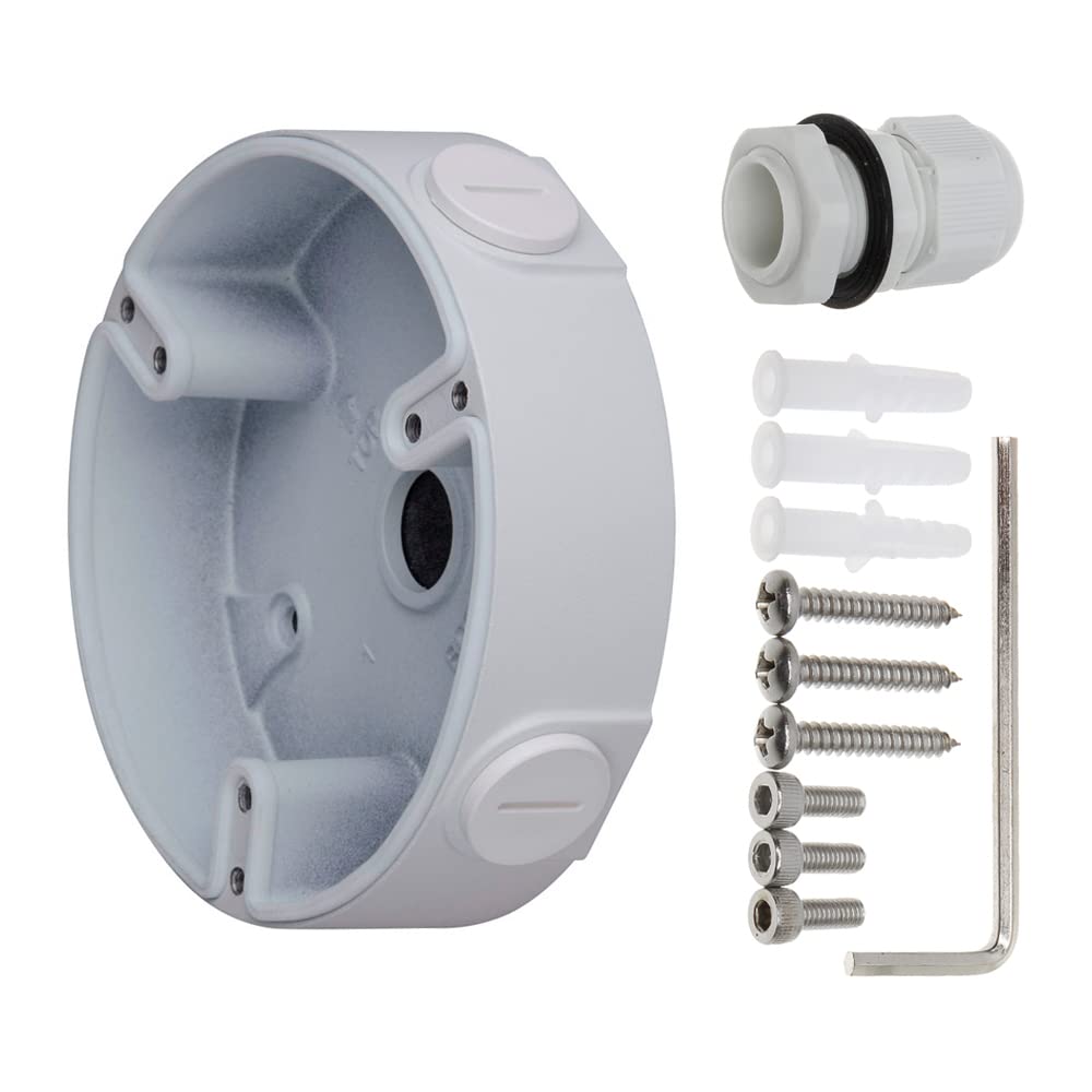 Pfa136 Junction Box For Dome Ip Camera Ipc Hdw4433C A, Ipc Hdw4431C A, Ipc Hdbw1431E, Ipc Hdbw4831E Ase