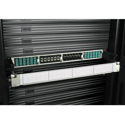 Tripp Lite High Density Copper Fiber Enclosure Panel 4-Cassette Capacity 1U (N484-01U)