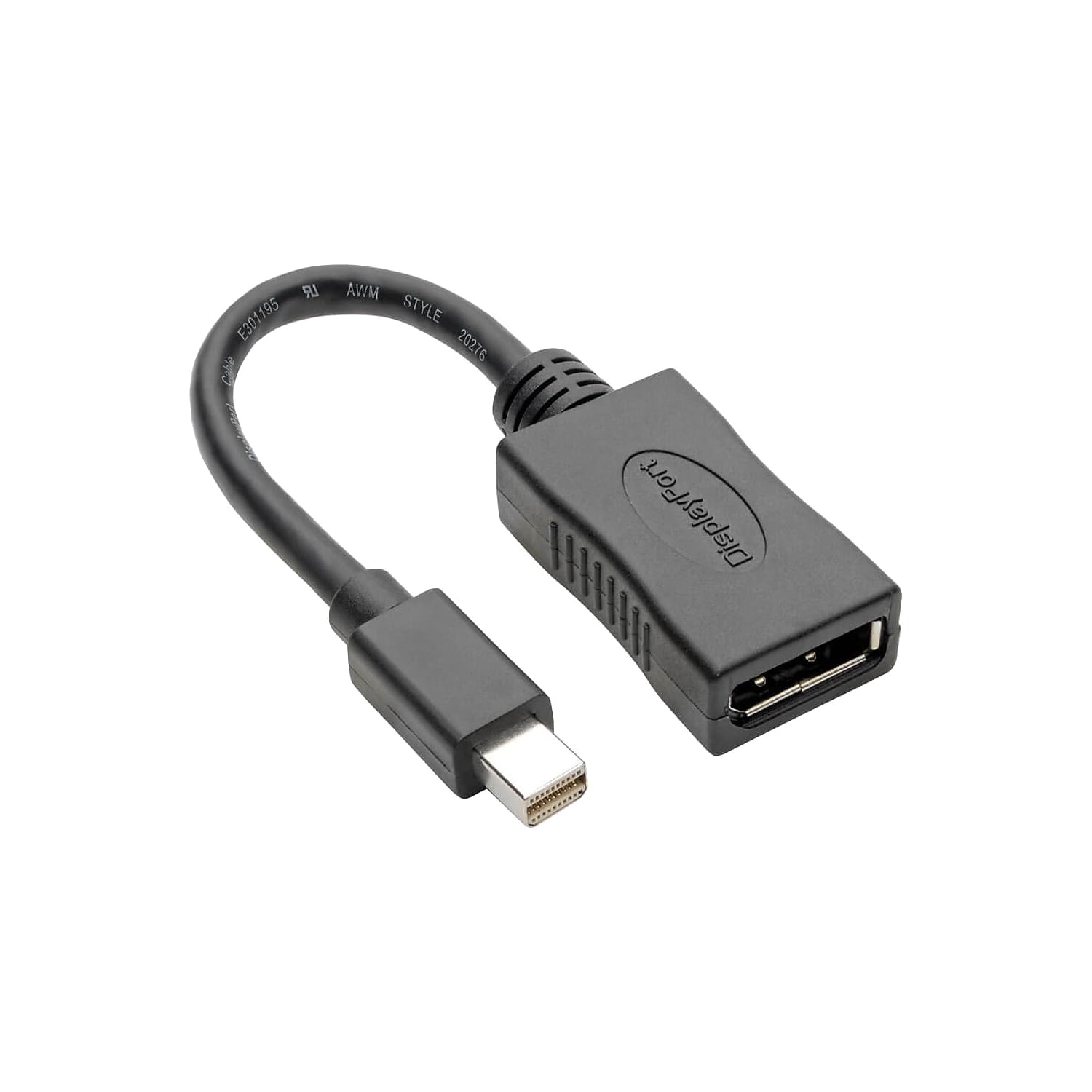 Tripp Lite Mini DisplayPort to DisplayPort Adapter Converter 4K @ 60Hz mDP to DP Keyspan 6in 6 (P139-06N-DP4K6B)